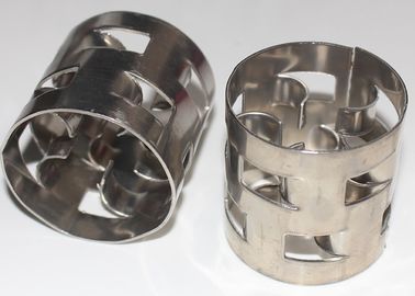 SS304 SS316L Pall Ring Berbagai Ukuran Dimensi Silinder Serupa