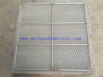 316L + Glass Fiber Co - Knit Mesh Pad Demister Ukuran Kustom Bar Grids