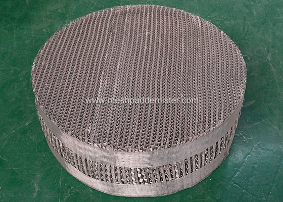 Cy 700 Type Wire Mesh Structured Packing Dn 800 Mm * Tinggi 12000 Mm