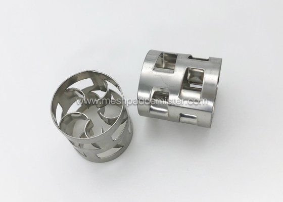 Random Packing Metal Pall Ring SS316 0.4 Mm Di Kolom Distilasi