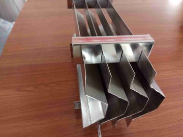 SS304 Corrugated Plate Vane Pack Mist Eliminator 170mm Tinggi Bersih