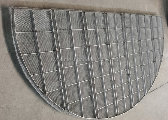 Minyak Air SS316L Wire Mesh Demister Foam Remover Bahan Stainless Steel