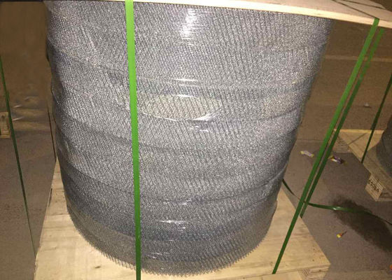 Kawat Besi Galvanis Rajutan Mesh 100mm Tebal Gulungan Siap Dikemas Untuk Pengiriman
