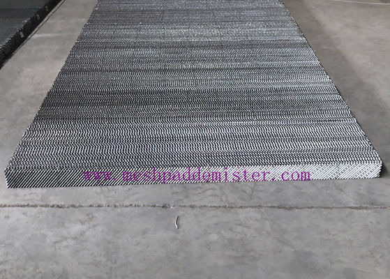 Pelat Logam 0.15mm 125Y Terstruktur  Packing Dalam Pengolahan Gas Ekor